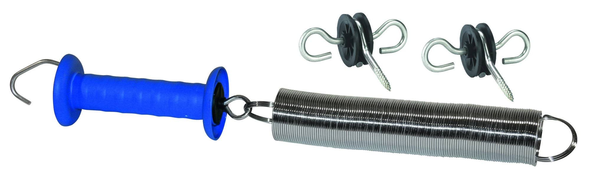 Zestaw bramowy z dwoma izolatorami bramowymi Classic blister niebieski Kerbl - Cavalo